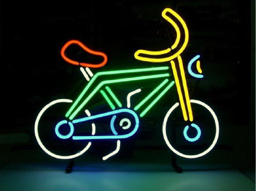 Fat Tire Bike Neon Sign